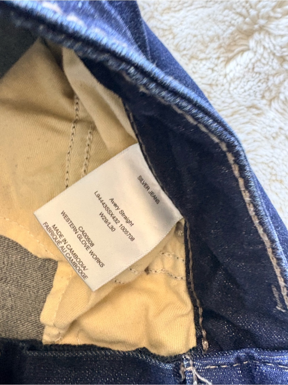Silver Jeans Co. Avery Straight‑Leg Jeans – W29 L30 | Modern Casual Style | - Picture 7 of 8